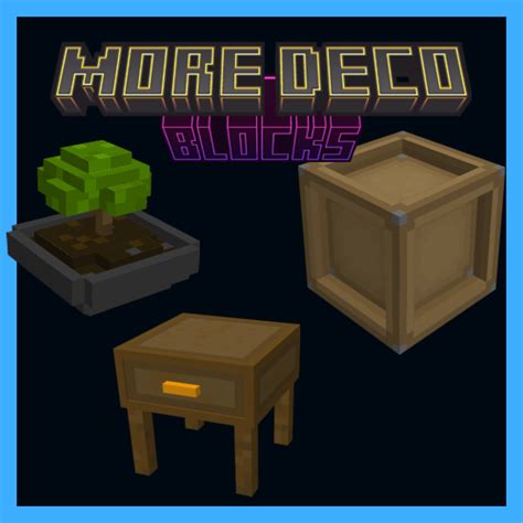 decoration blocks minecraft mod.